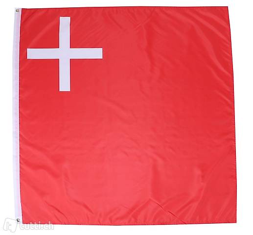 Kantonsflagge Schwyz 120 cm x 120 cm