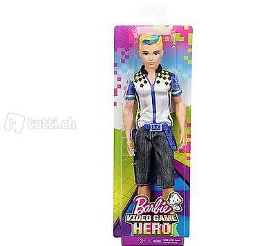 Barbie Puppe Viedeospiel Held Ken