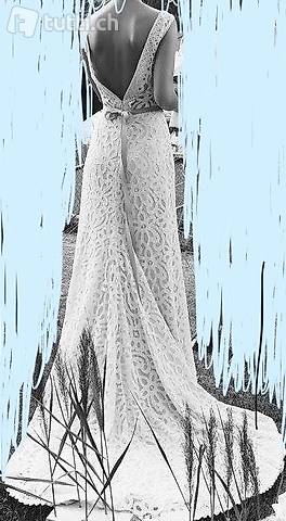 Hochzeitskleid Rustikal, Boho Grösse XS-S