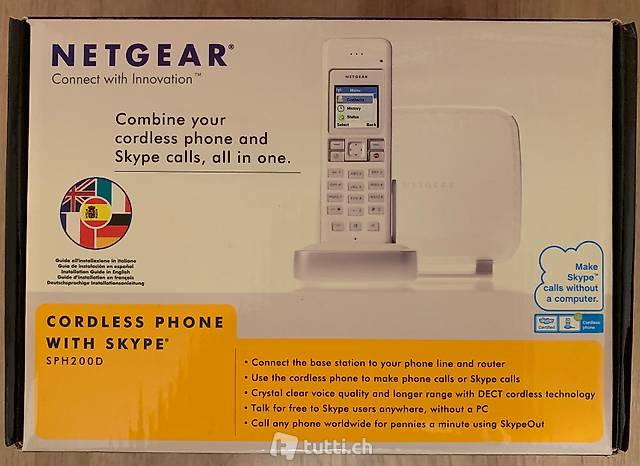 NETGEAR SPH200D-100IFS Skype Internettelefon