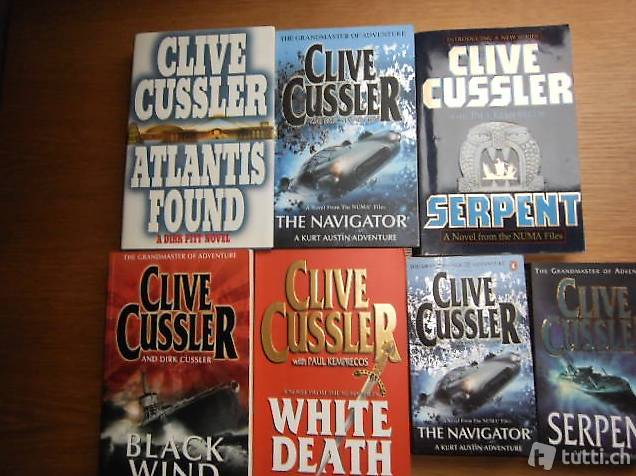 Clive Cussler (englische Bücher)