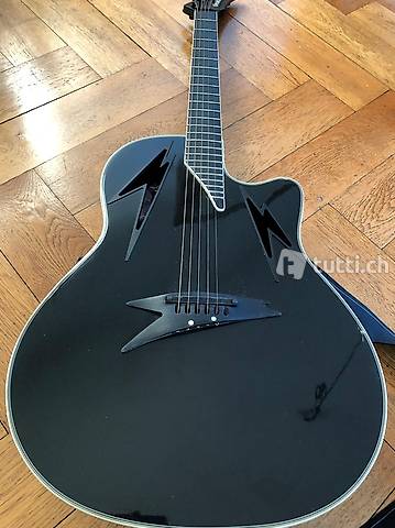 Gitarre Ovation Thunderbolt TB01 black