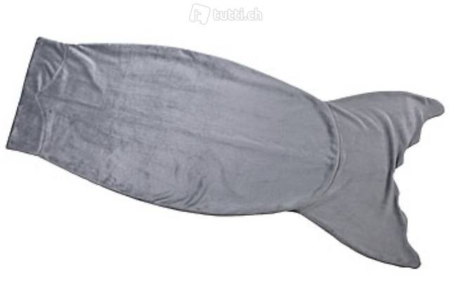 Weiche Meerjungfrau-Decke mit Flosse für Erwachsene, 180 x 7