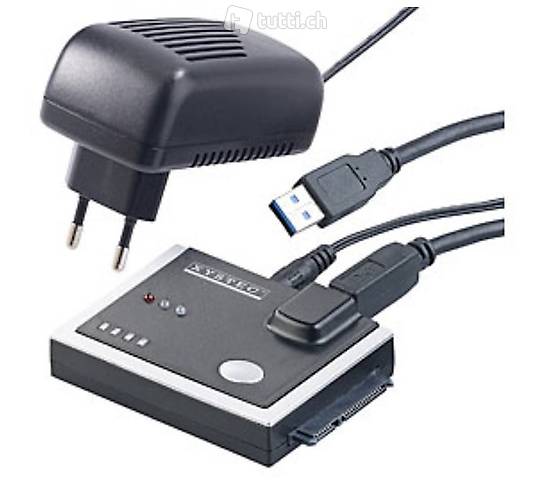 USB-3.0-Festplatten-Adapter mit Klon-Funktion, für HDD & SSD