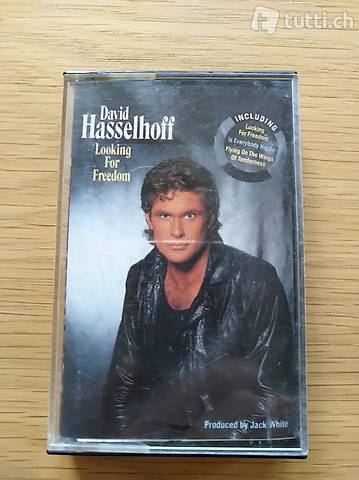 Musikkassette (MC): David Hasselhoff - Looking for Freedom