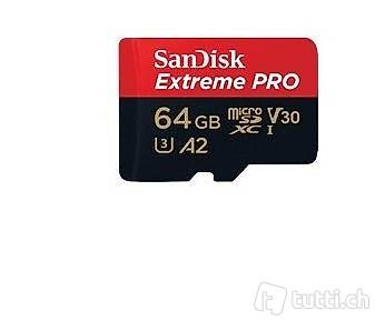 SanDisk microSDXC-Karte Extreme Pro UHS-I A2 64 GB