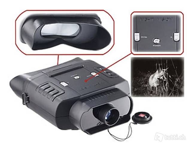 Digitales Nachtsichtgerät DN-600, Binokular, bis zu 300 m Si