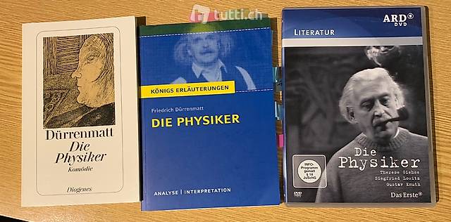 Die Physiker- F.Dürrenmatt Buch+Königserläuterungen+ Film