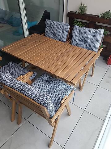 Tavolo Da Giardino Terrazza In Legno Ikea In Ticino