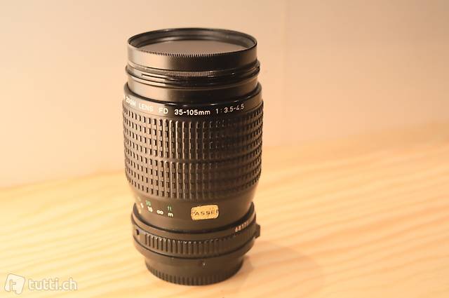 Canon FD Zoomobjektiv 35mm-105mm 1:3.5-4.5