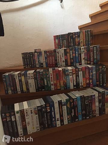 Über 100 VHS - Videokassetten Originalfilme pro Stk 2.00