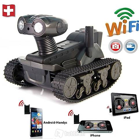 i-SPY RC Spionage iPhone Android Fahrzeug Auto Panzer Kamera