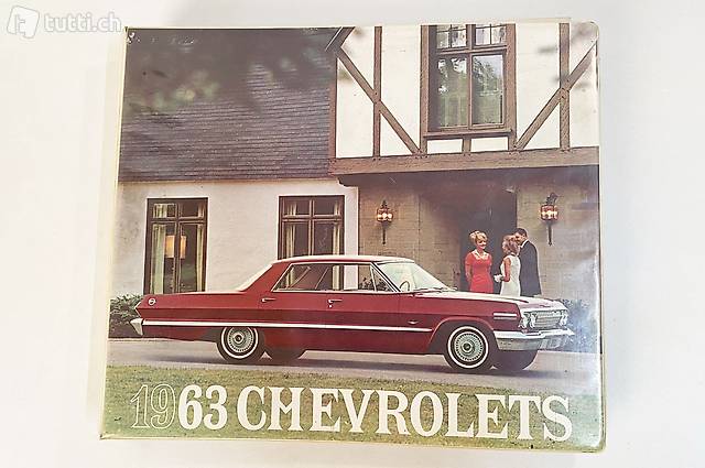 1963 Chevrolet Händler Showroom Mappe