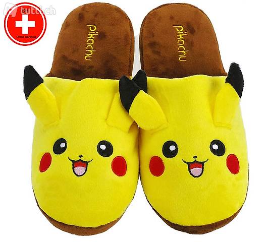 Pokémon Pikachu Hausschuhe Finken Pantoffeln Fan Accessoire