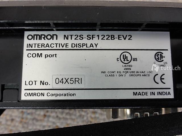 Omron NT2S-SF122B-EV2 Display HMI-Bediengerät in Argovia acquistare