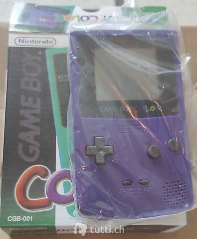 Nintendo Gameboy Color Purple Violett Kult Handheld CGB-001