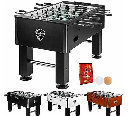 TUNIRO® Kickertisch PRO Schwarz Tischkicker in Zug kaufen - Bohnet ...