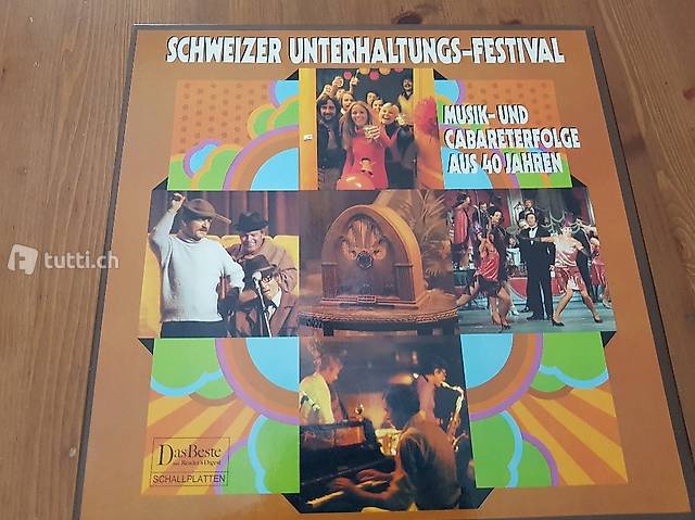 Schweizer Unterhaltungs-Festival - 9 Vinyl-Platten