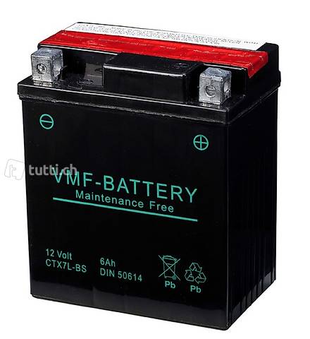 VMF Powersport Liquifix Batterie 12V 6Ah MF YTX7L-BS