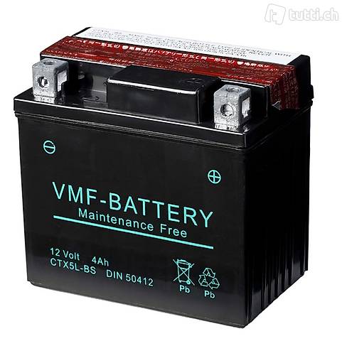 VMF Powersport Batterie Liquifix 12 V 4 Ah MF YTX5L-BS