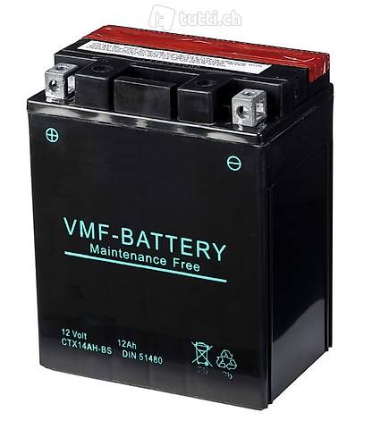 VMF Powersport Liquifix Batterie 12 V 12 Ah MF YTX14AH-BS