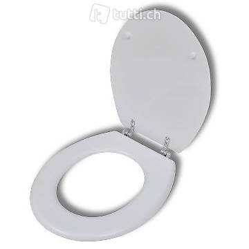 WC Sitz Klodeckel Toilettensitz Toilettendeckel Deckelweiss