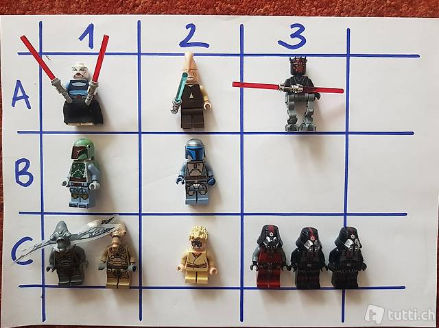 Lego Star Wars Figuren, einzeln