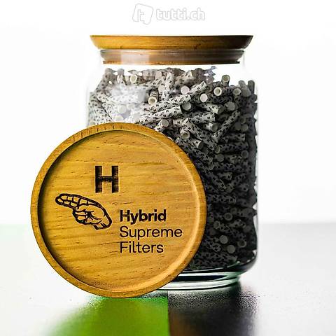 1000 Hybrid Supreme Filters Aktivkohle Zigarettenfilter