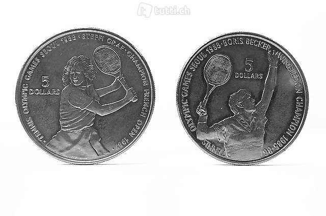 5 Dollars Niue Gedenkmünzen 1987