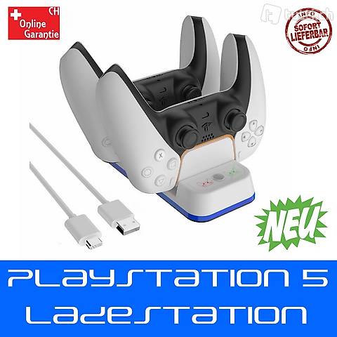 Sony Playstation 5 PS5 Controller DualSense Ladestion Doppel