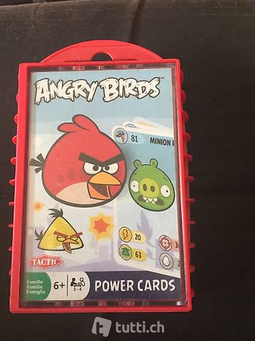 Jeu de carte Angry Birds 