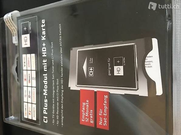 CI Plus -Modul mit HD Karte nur für Sat Empfang in Luzern kaufen - Mark