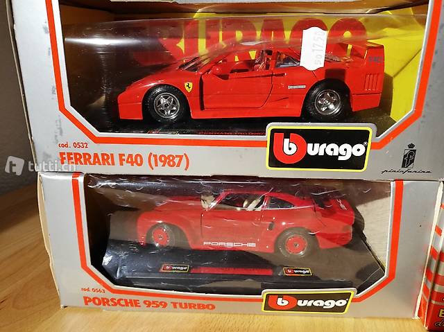 Ferrari F40 + Porsche 996  1:24