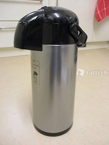 Kaffee-Kanne Krug Thermos Airpot Leverpot Peacock Party 2 Lt