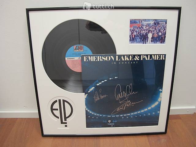 Emerson, Lake & Palmer "In Concert" Gerahmt & Signiert