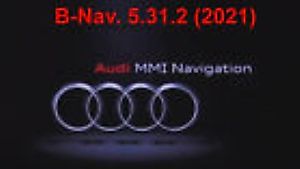 Navigations-Update für Audi MMI 3G Basic, Version 2020/2021
