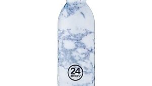 24 Bottles Thermosflasche White Marble