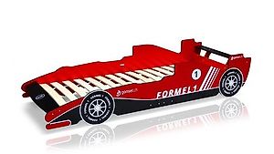 Kinderbett rot Formel 1 Look Sportwagen