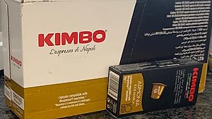 Kimbo coffee capsules ( 100 Nspresso capsules )