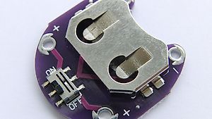 Lilypad Halter für Knopfbatterie CR2032