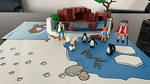 Playmobil Pinguinbecken mit Nisthöhle