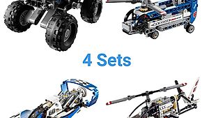 Lego Technik 4 Sets, Set 200530-1