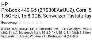 HP ProBook 440 G5