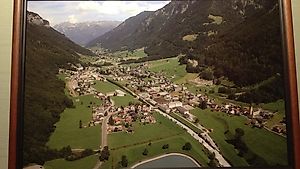 Linthal Kanton Glarus / Luftaufnahme