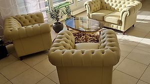 Leder Sitzmöbel (Sofa)
