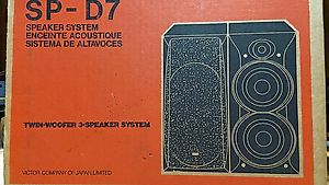2 JVC Lautsprecherboxen SP-D7