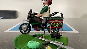Playmobil Dinoforscher mit Geländewagen