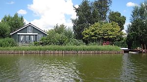 Idyllisches Ferienhaus am See in Holland