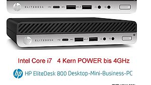 HP EliteDesk i7 4K -4 GHz 16G SSD500 GB NEU