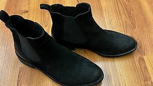 Schwarze Ankle Boots